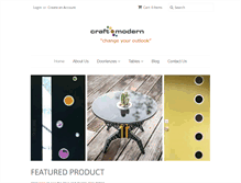 Tablet Screenshot of craft-modern.com